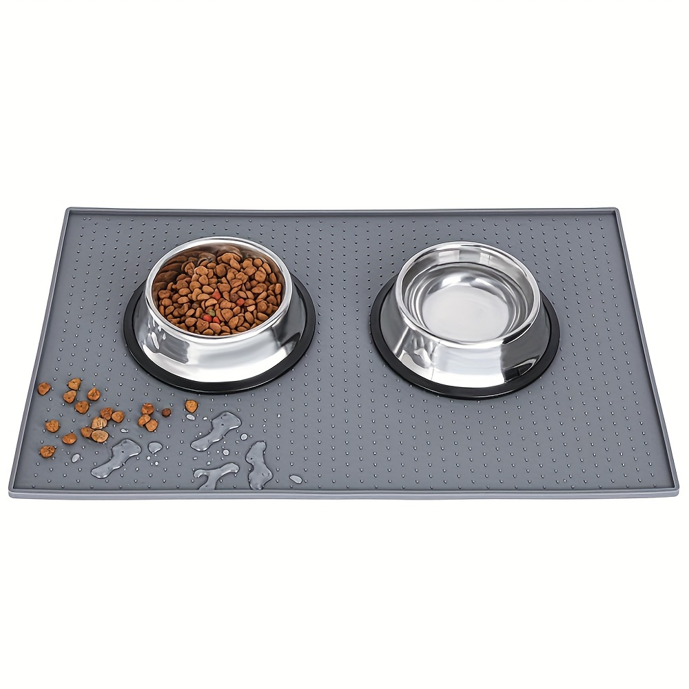 Pet Feeding Mat Absorbent Dog Mat For Food And Water Bowl no - Temu