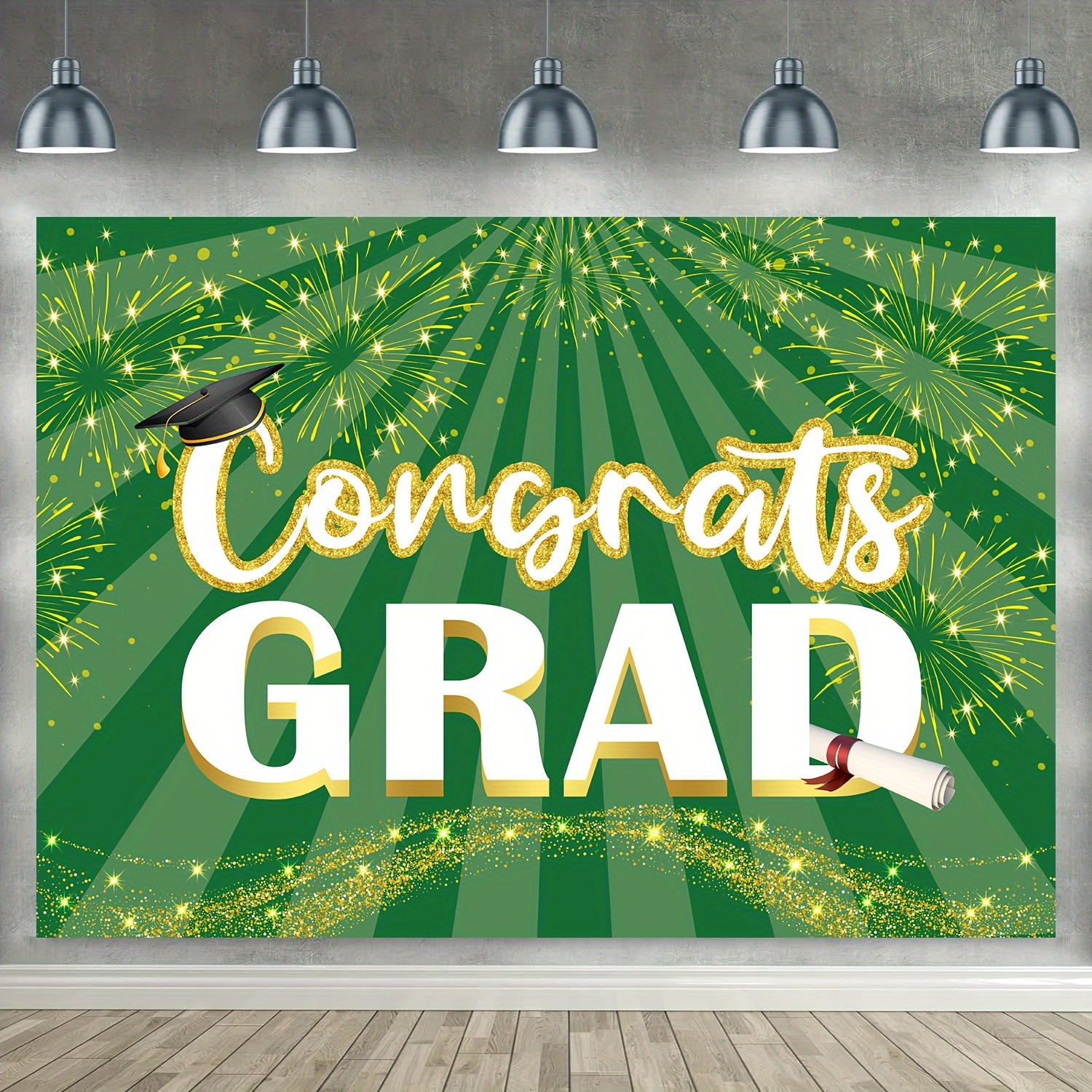 1pc,2024 Graduation Decorations,Class Of 2024 Graduation Banner