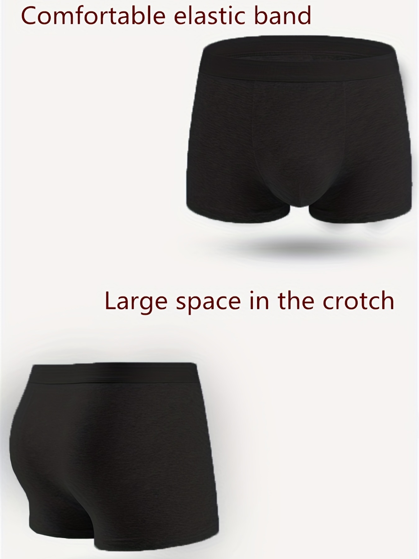 6 Pcs Big Size Briefs Large Underwear For Men Underpants Cotton