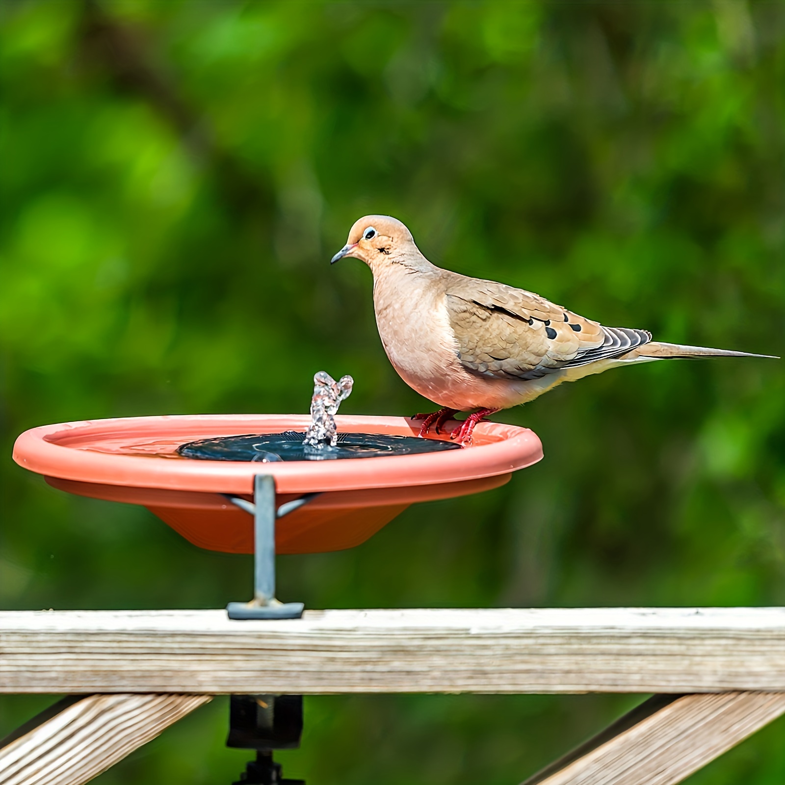 1 Bomba De Fuente Solar Para Baño De Pájaros, Mejora La Fuente Solar De 3,5