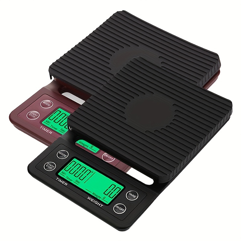 Coffee Digital Scale with Timer, Kitchen Scales Weight for Food Ounces and  Grams - 2 Batteries Included