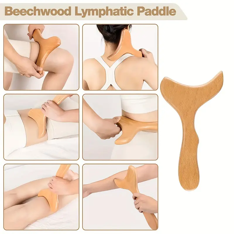 Fish Tail Type Wooden Massage Tool Full Body Muscle Massage - Temu