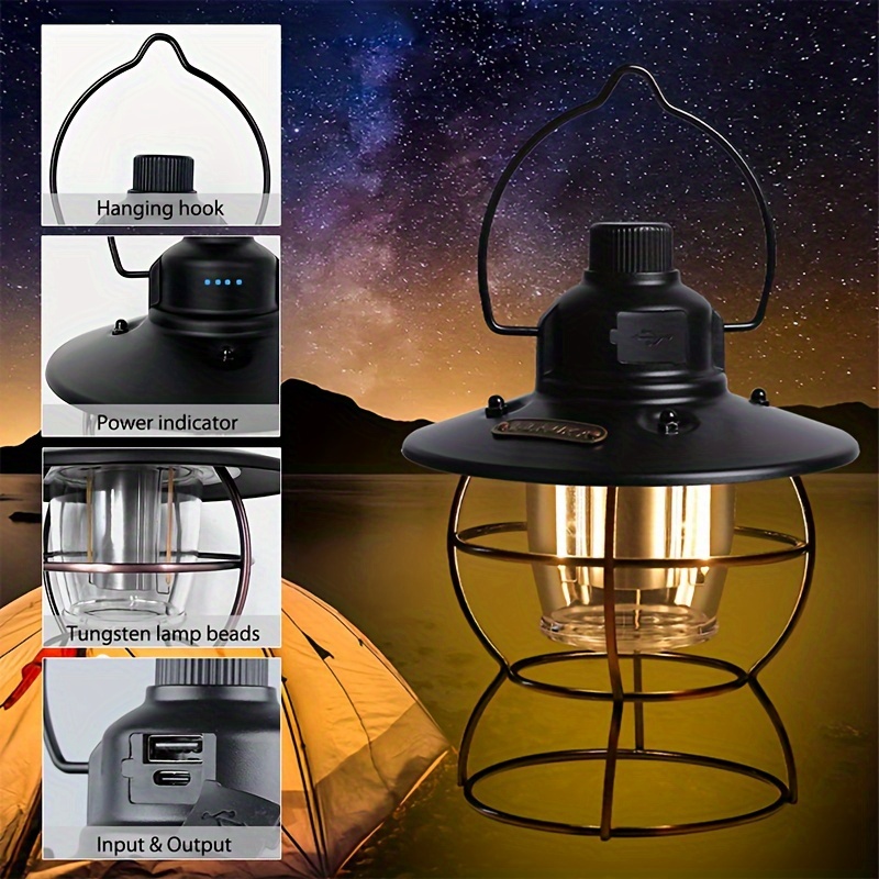 Outdoor Lighting Camping Lights Usb Charging Retro Lights Lights