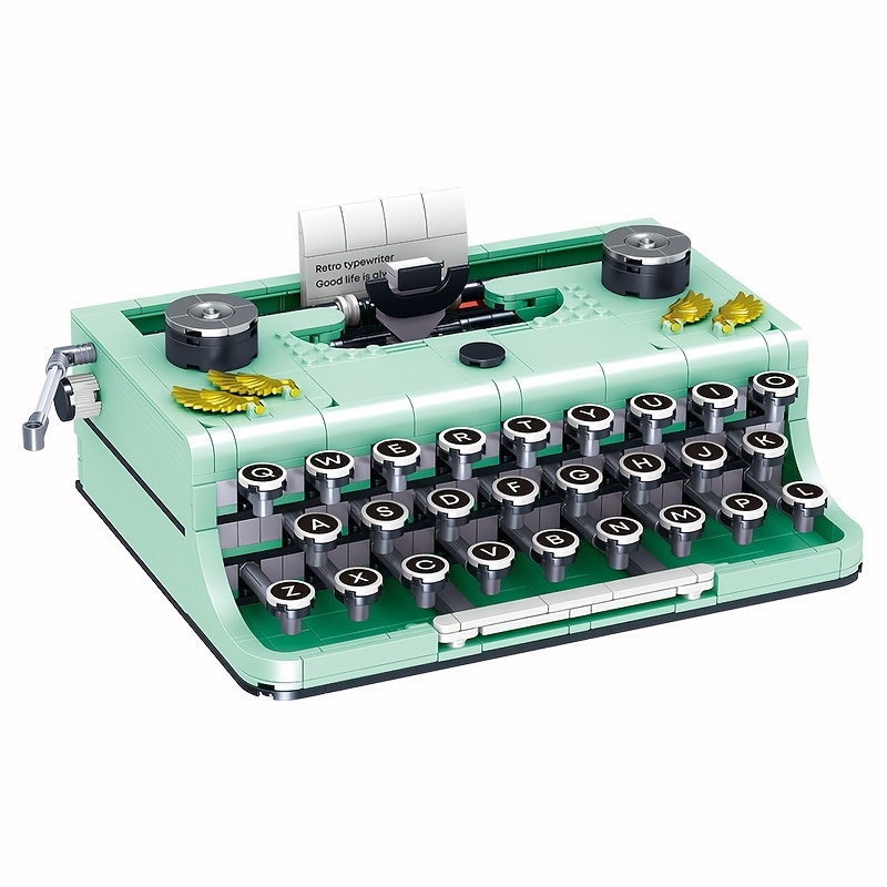 Retro Typewriter Building Set For Adults Classic - Temu