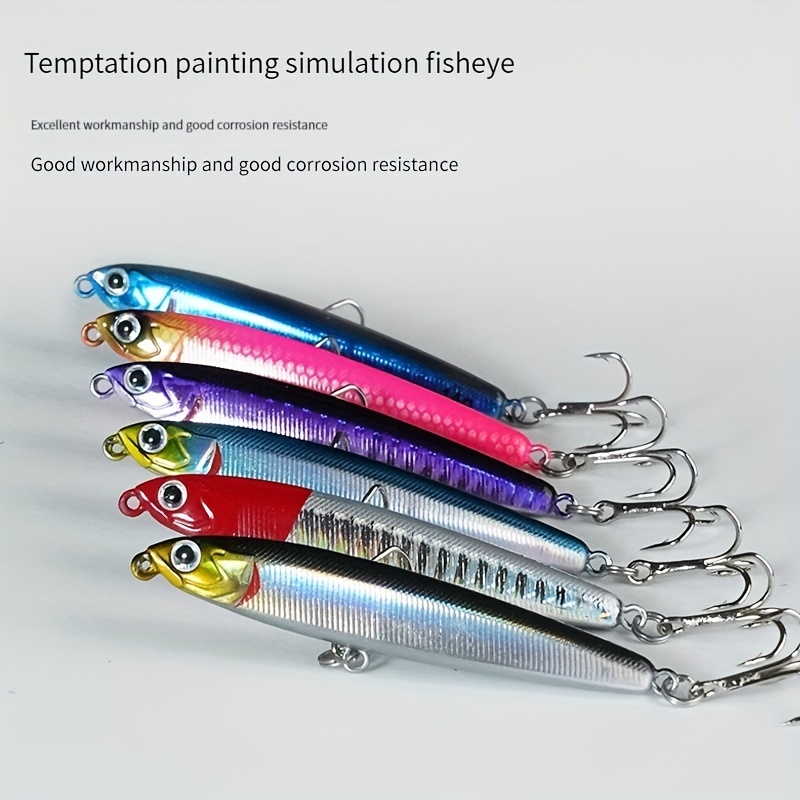 5.9inch 4 section Bionic Fishing Lures Freshwater Saltwater - Temu