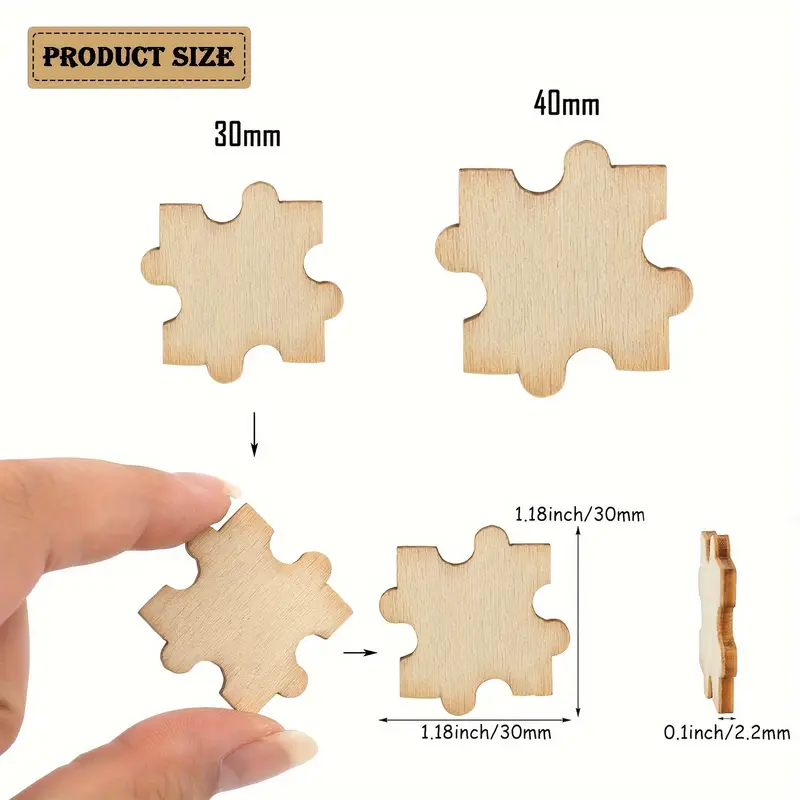 Wooden Blank Jigsaw Diy Puzzles Freeform Blank Wood Puzzle - Temu
