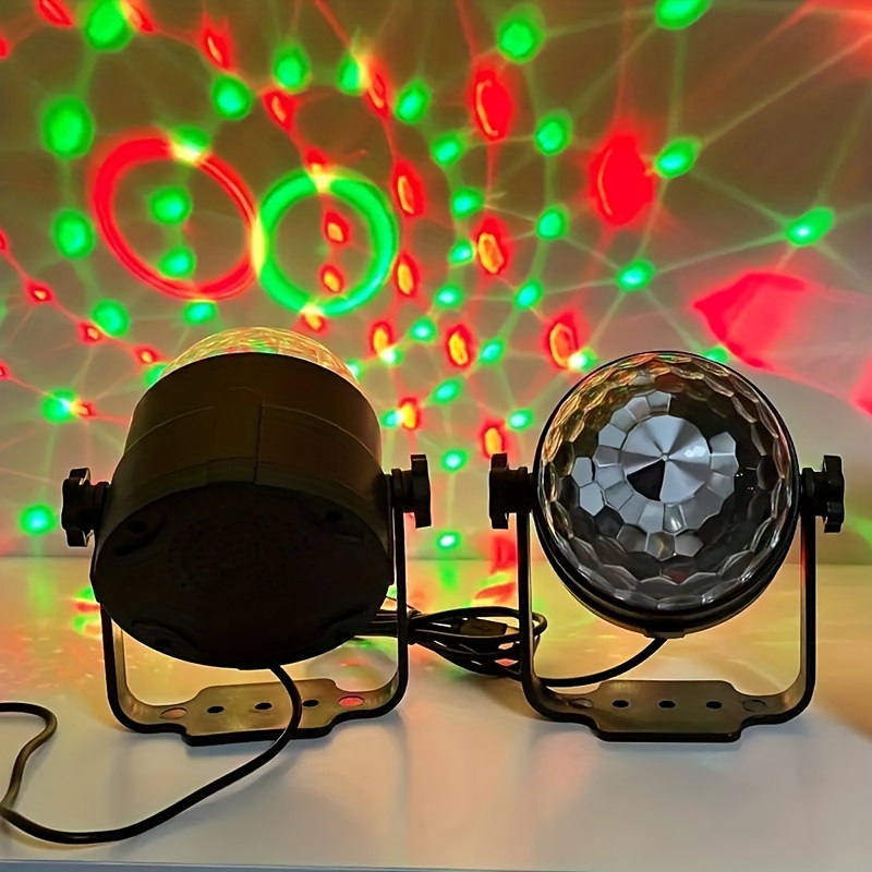 1 Stück Rotierende Disco-Kugel-Lampe, Mini-LED-Lichteffekte, Magische  Kugel, 70er-Jahre-Disco-Mottoparty, Ambiente-Lampe, Party-Disco-Lichter Für