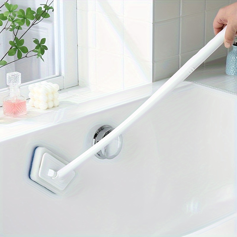 Multi-functional Bathroom Wall Cleaning Sponge, Long Handle, Removable  Household Floor Bathtub Brushes, Ceramic Tile Sponge Cleaning Tools - Temu