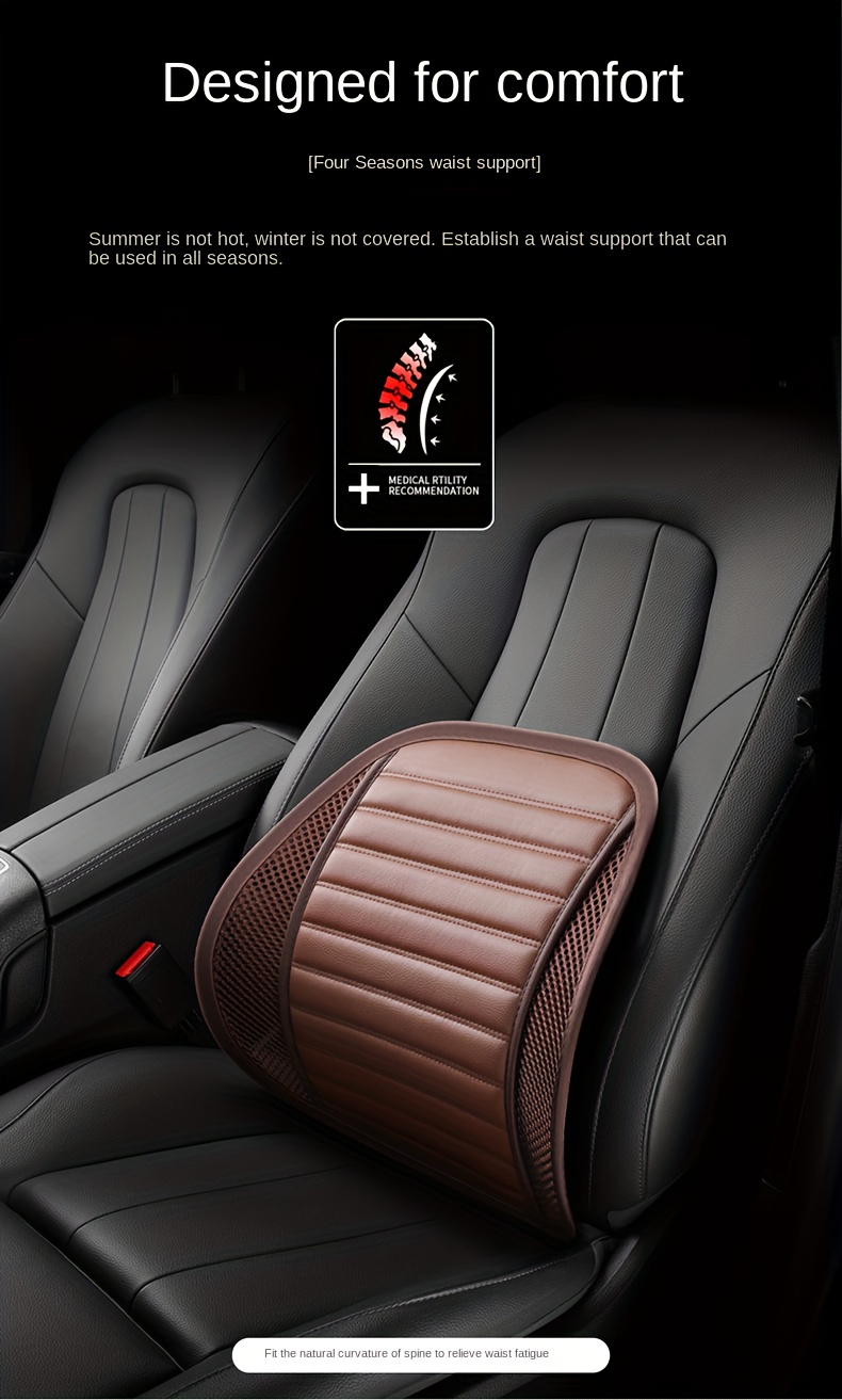 Car Driver's Seat Car Lumbar Protection Back Cushion Car - Temu United  Kingdom