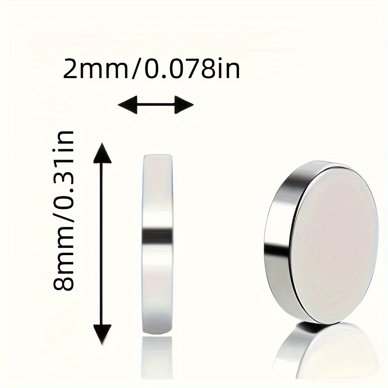 Small Magnets Metal Magnet Refrigerator Magnets Strong Thin - Temu