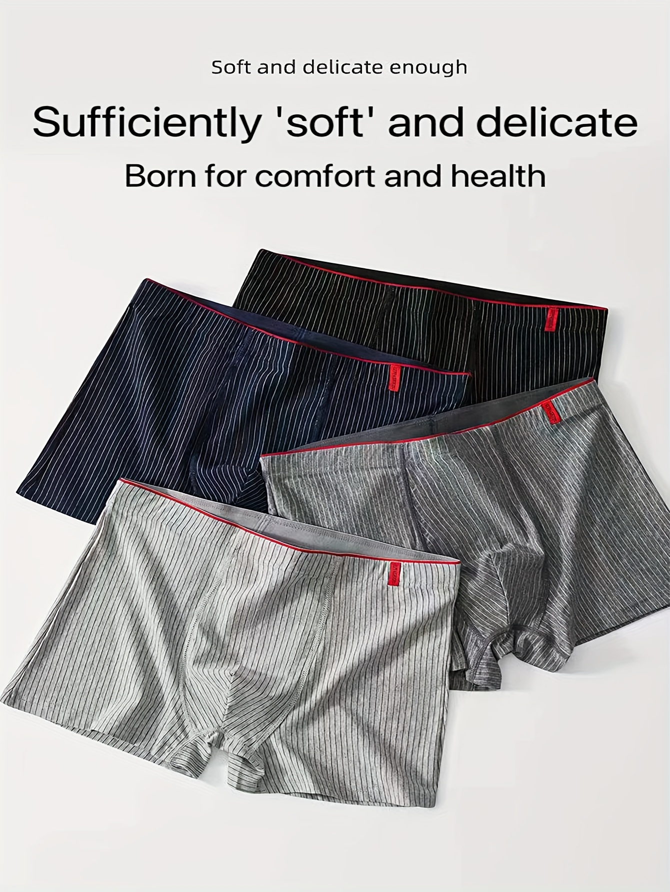 Men's Seamless Breathable Comfy Stretchy Boxer Briefs Casual - Temu