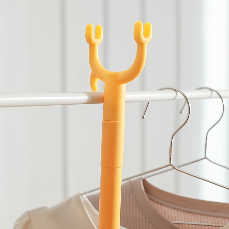 Long Reach Clothes Pole Hook Diy 3 section Plastic Stick - Temu Canada