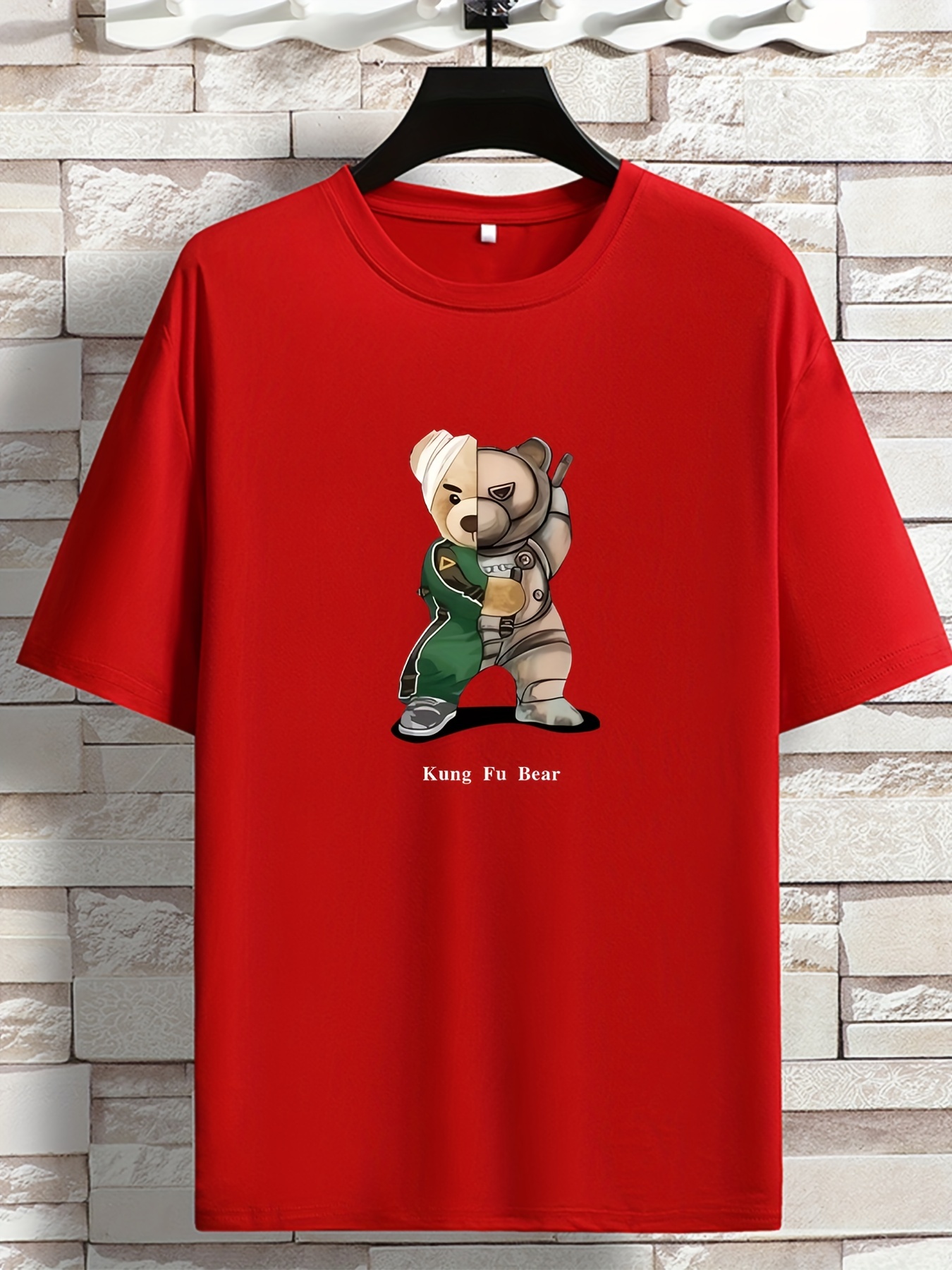 Cool Graphic Clever Smart Panda Bear In A Suit Men's T-Shirt