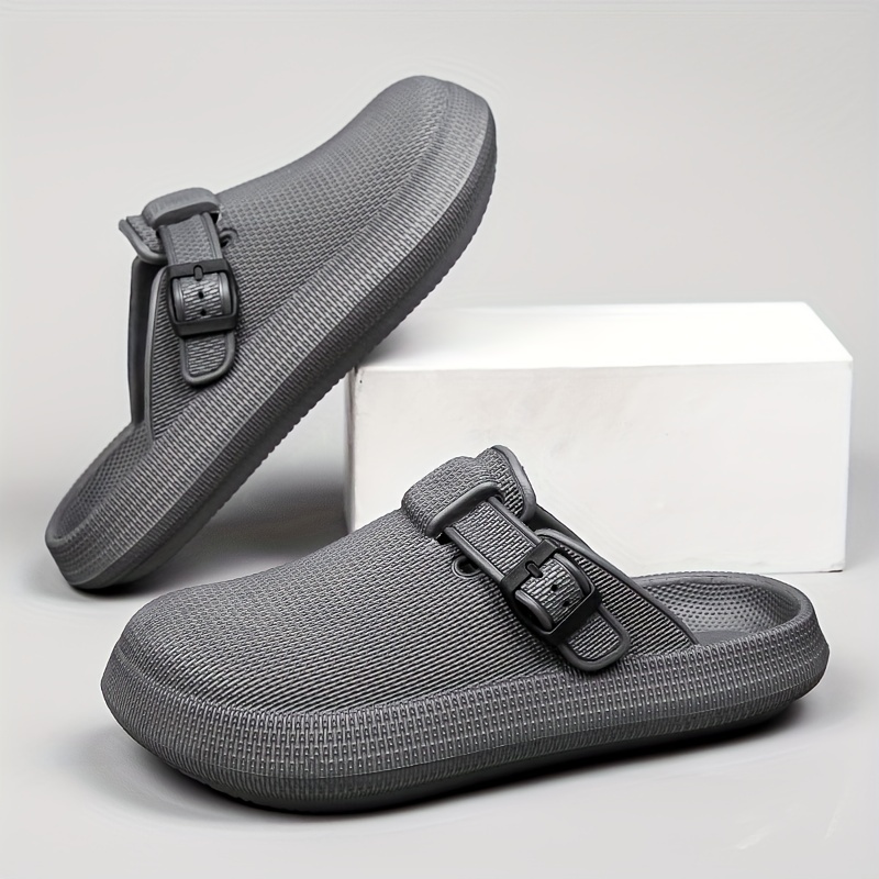 Men's Quick Dry Adjustable Buckle Strap Slip On Clogs