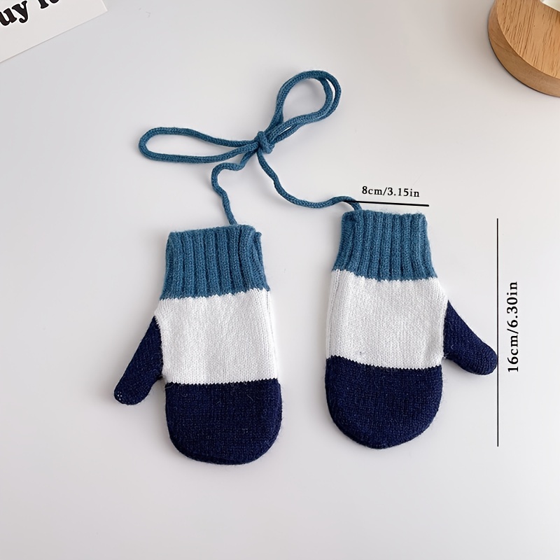 Mitaines d'hiver pour bébé enfant garçon fille mitaines tricotées