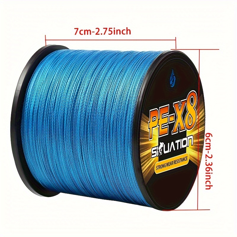 8 Strands Pe Fishing Line 328yds/546yds Wear Resistant - Temu Australia