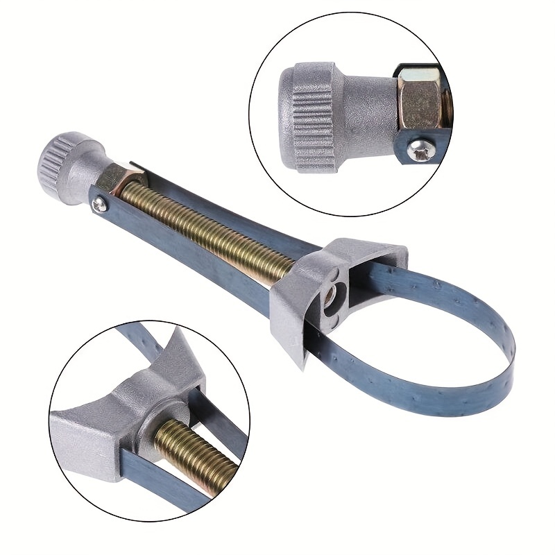 Alloy Steel Strap Wrench Belt Wrench Oil Filter Puller Strap - Temu