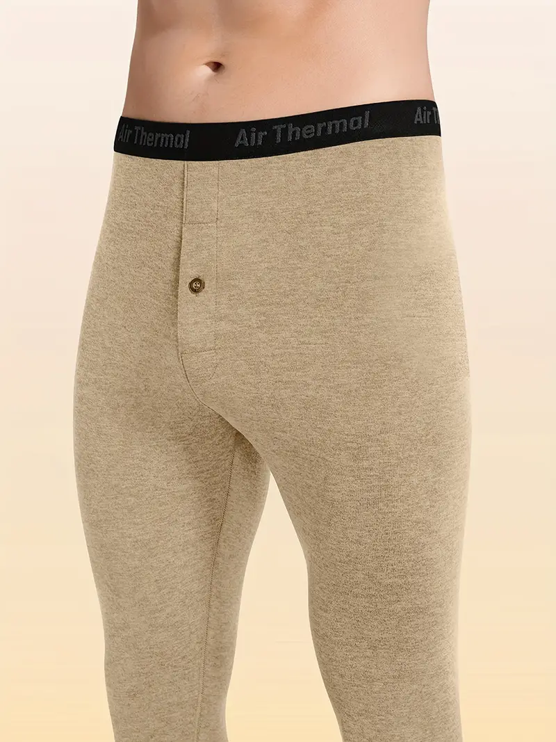 Thermal Underwear Pants, Men's Long Johns Bottoms Fleece Lined Base Layer  Stretch Thermal Leggings