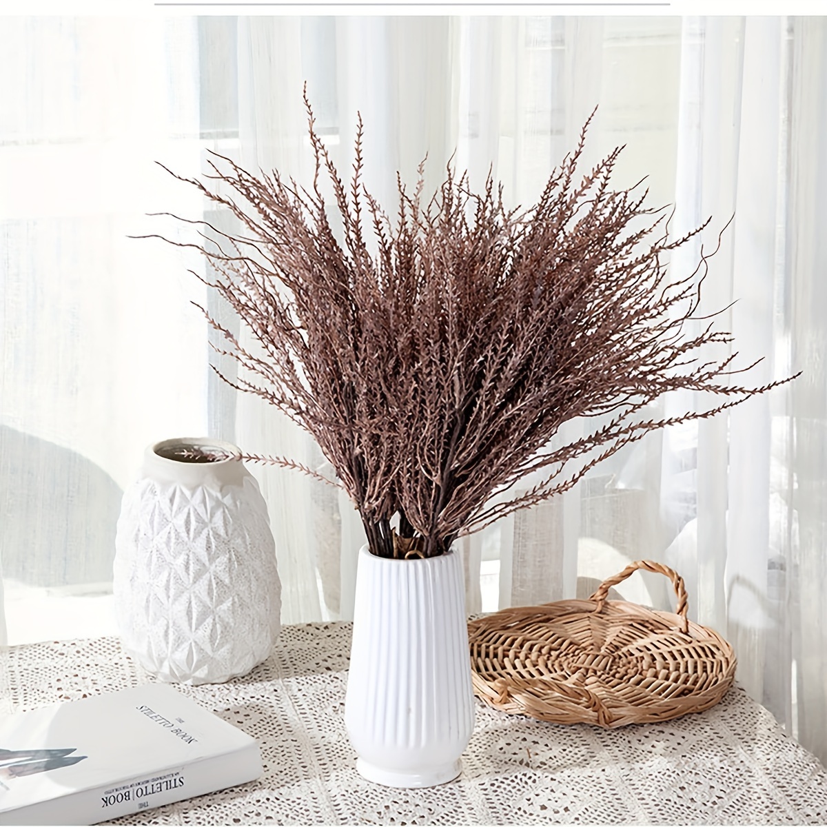 Artificial Curly Willow Branches Decorative Dry Twigs Fake - Temu