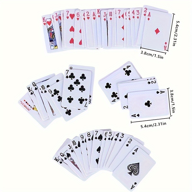 A Lot Of Small Paper Playing Cards