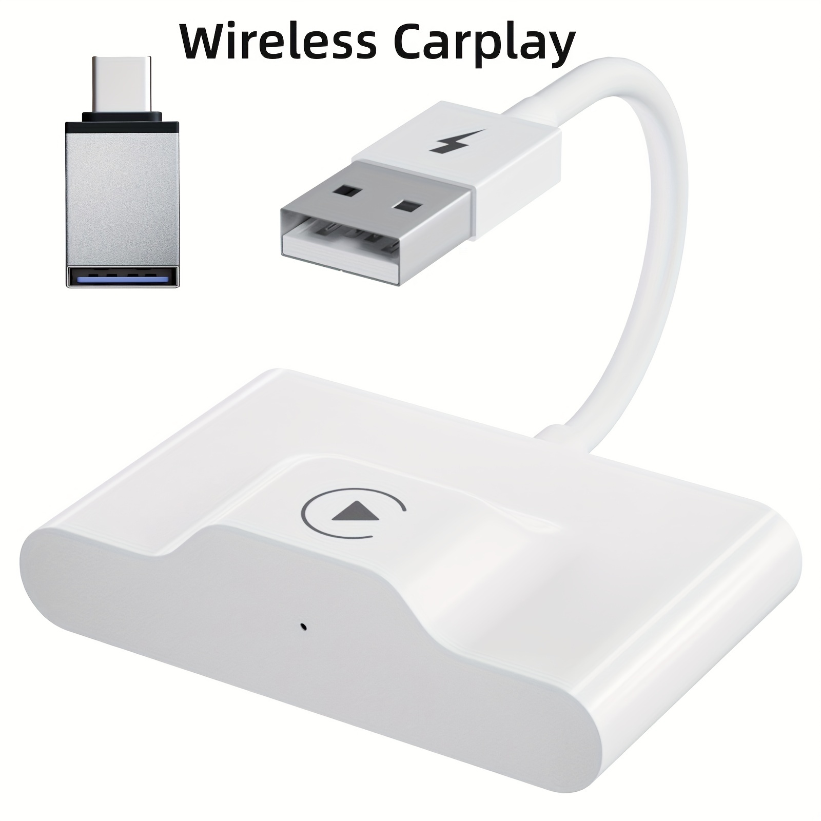  Adaptador inalámbrico CarPlay para iPhone, Apple CarPlay Dongle  para automóviles CarPlay con cable OEM, convertir CarPlay con cable a  inalámbrico, compatible con actualización en línea Plug & Play, el  adaptador CarPlay