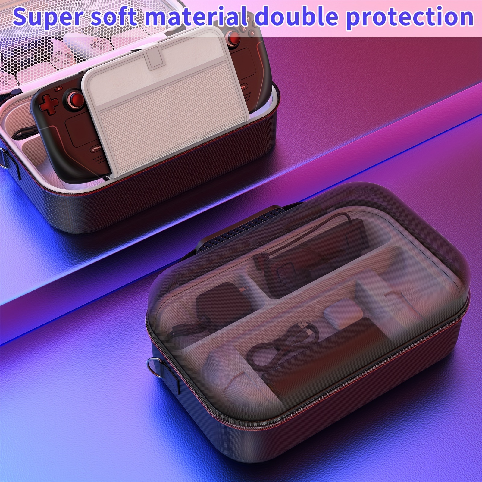 Case Steam Deck Game Console Silicone Case Soft Shell Holder - Temu