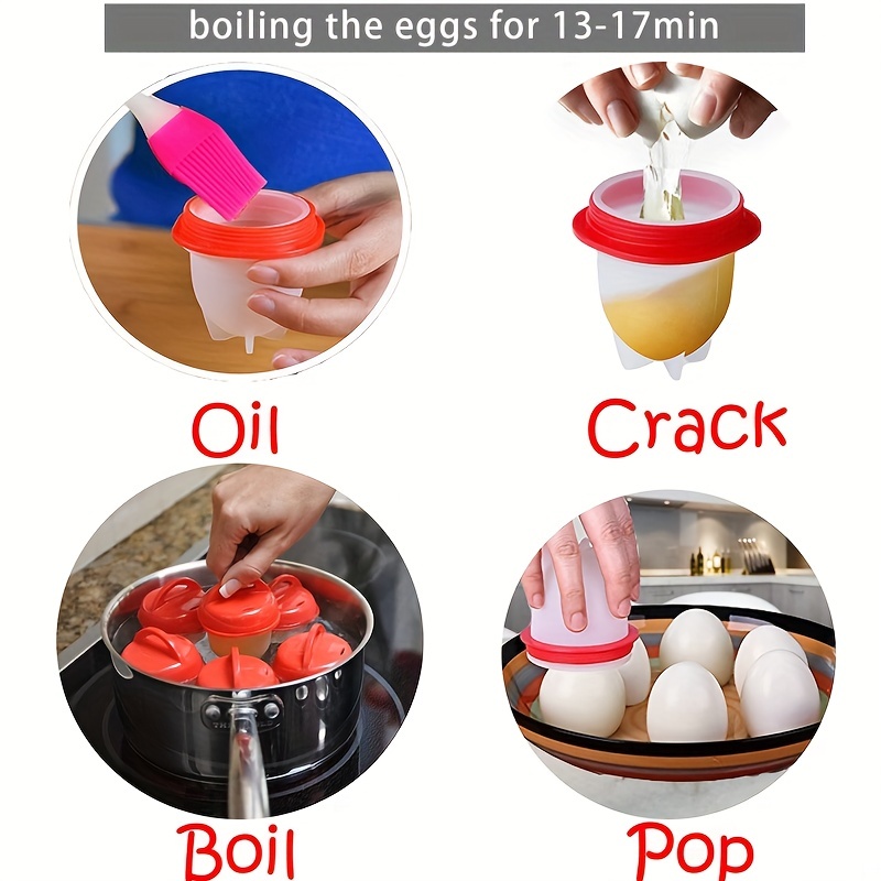 Non-stick Silicone Egg Cup Cooking Cooker Kitchen Baking Gadget