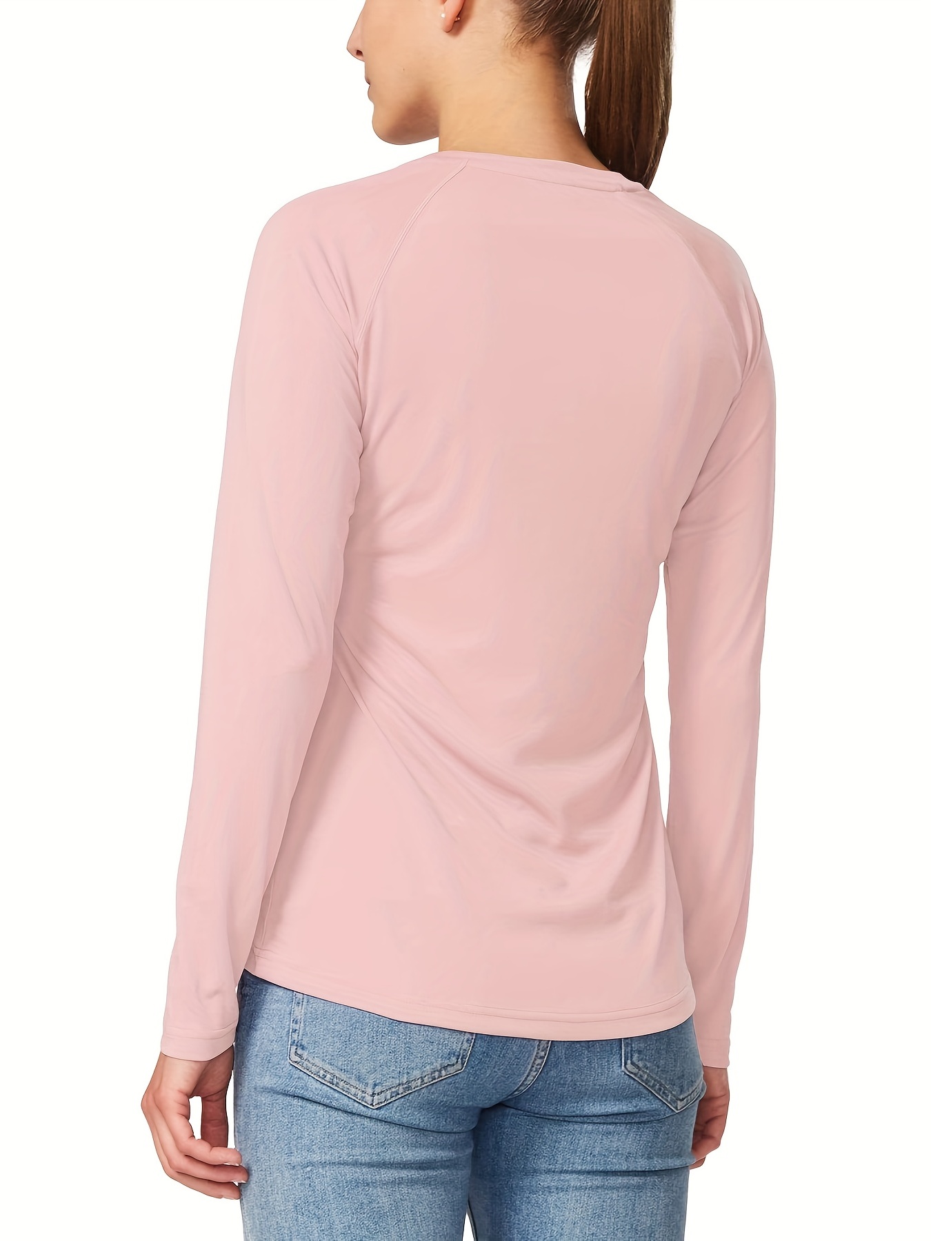Buy Women's UPF 50+ Sun Shirts UV Protection Long Sleeve Sport Shirts for  Hiking Fishing Outdoor Running (Violet-YL, XL) at