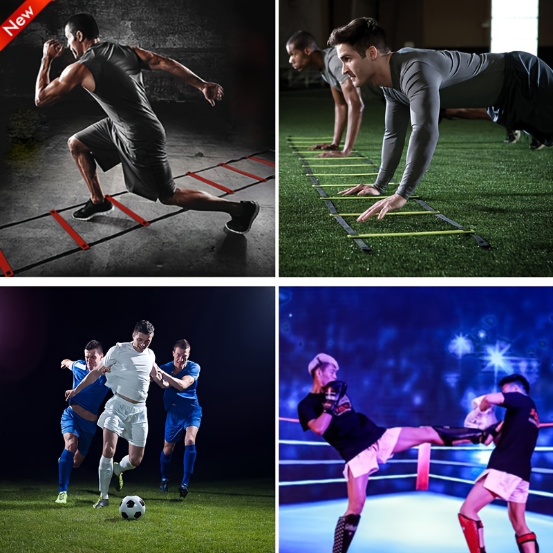 Footwork Agility Football Coordination Workout Fitness Exercise Ladder Rope  Football Basketball Training Equipment