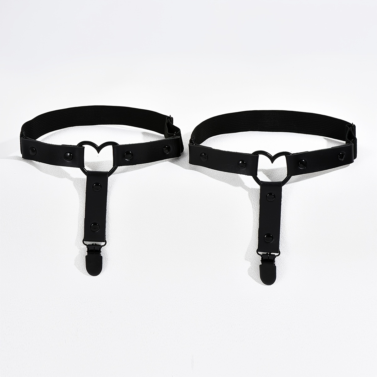 Adjustable Heart Leg Garter Elastic Gothic Thigh Garter