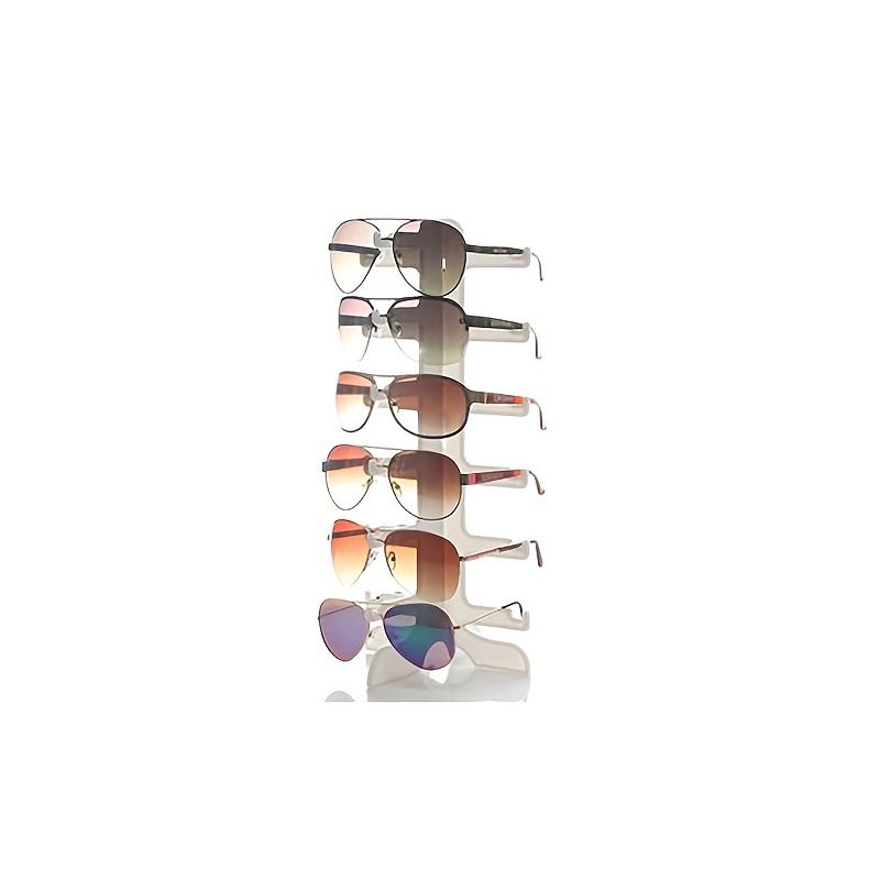 Elegant Plush Glasses Storage Organizer Scratch Resistant Pu - Temu