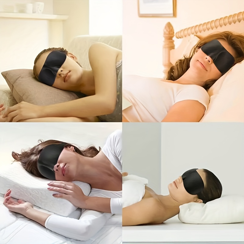 3D Sleeping Eye Mask Blindfold Sleep Aid Travel Relax Eye Cover Beauty Tool