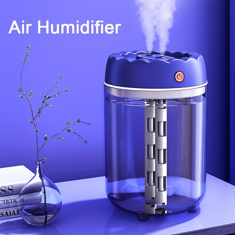 Humidificateur d'air Double Spay avec Écran LED, Humidificateur d