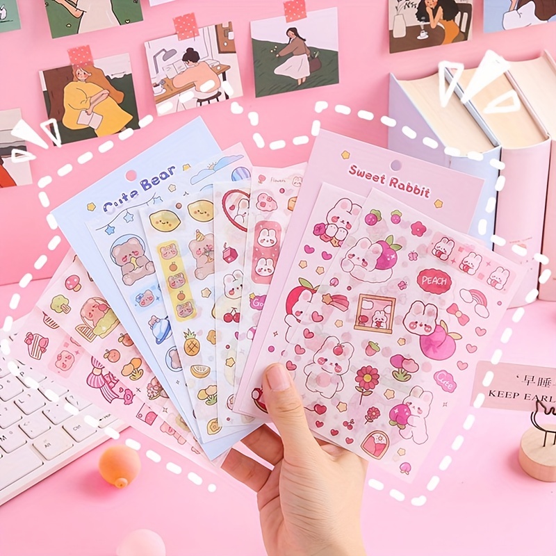 Kawaii Cute Scrapbook Journal Stickers Japanese Style Diary Craft