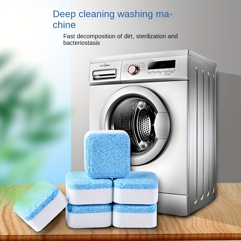 Washing Machine Cleaner 12Pcs Deep Cleaning Tablets For Front Loader & Top  Load Washer Laundry Tub Safe Deodorizer Clean Inside - AliExpress