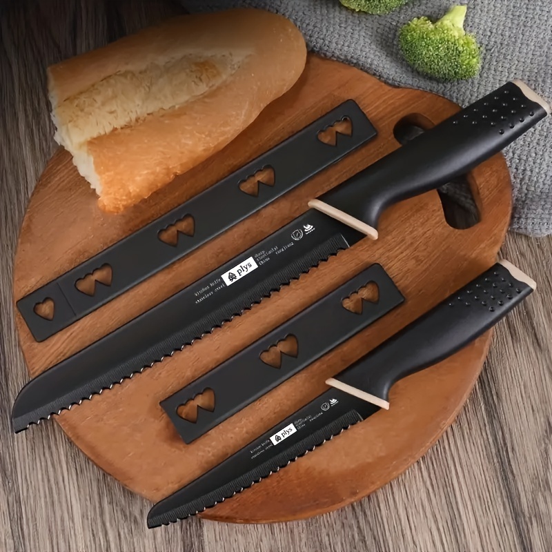 Bread Knife Serrated Knife High Carbon Stainless Steel Cake - Temu