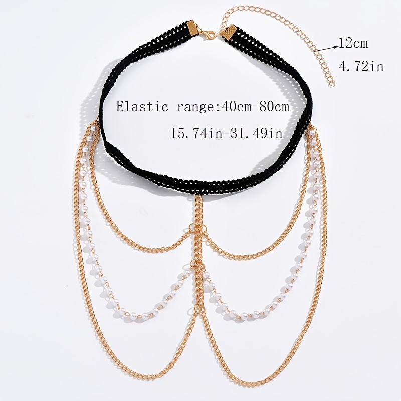 Stretch Layered Leg Chain Jewelry, Boho Style