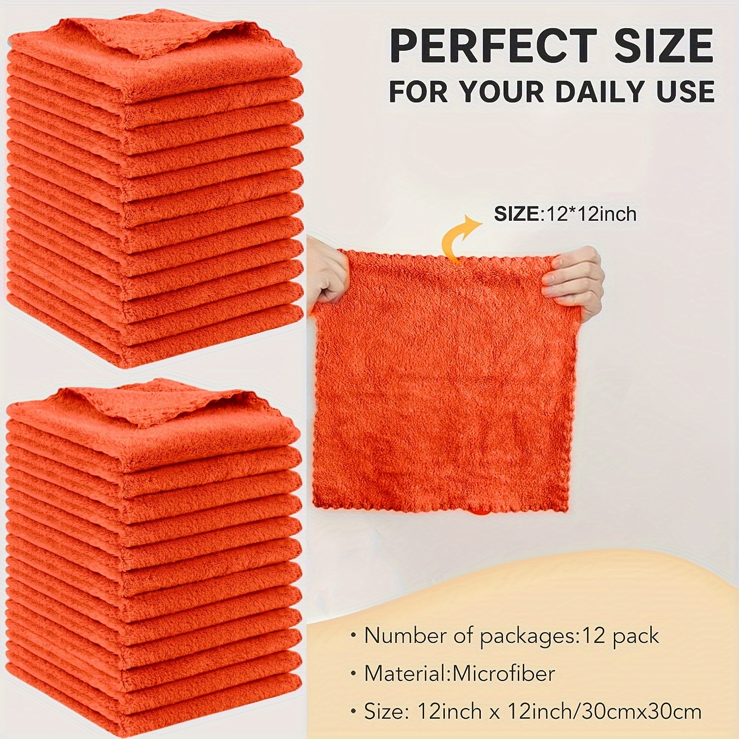 Ultra Soft Microfiber Towels (6-Pack)