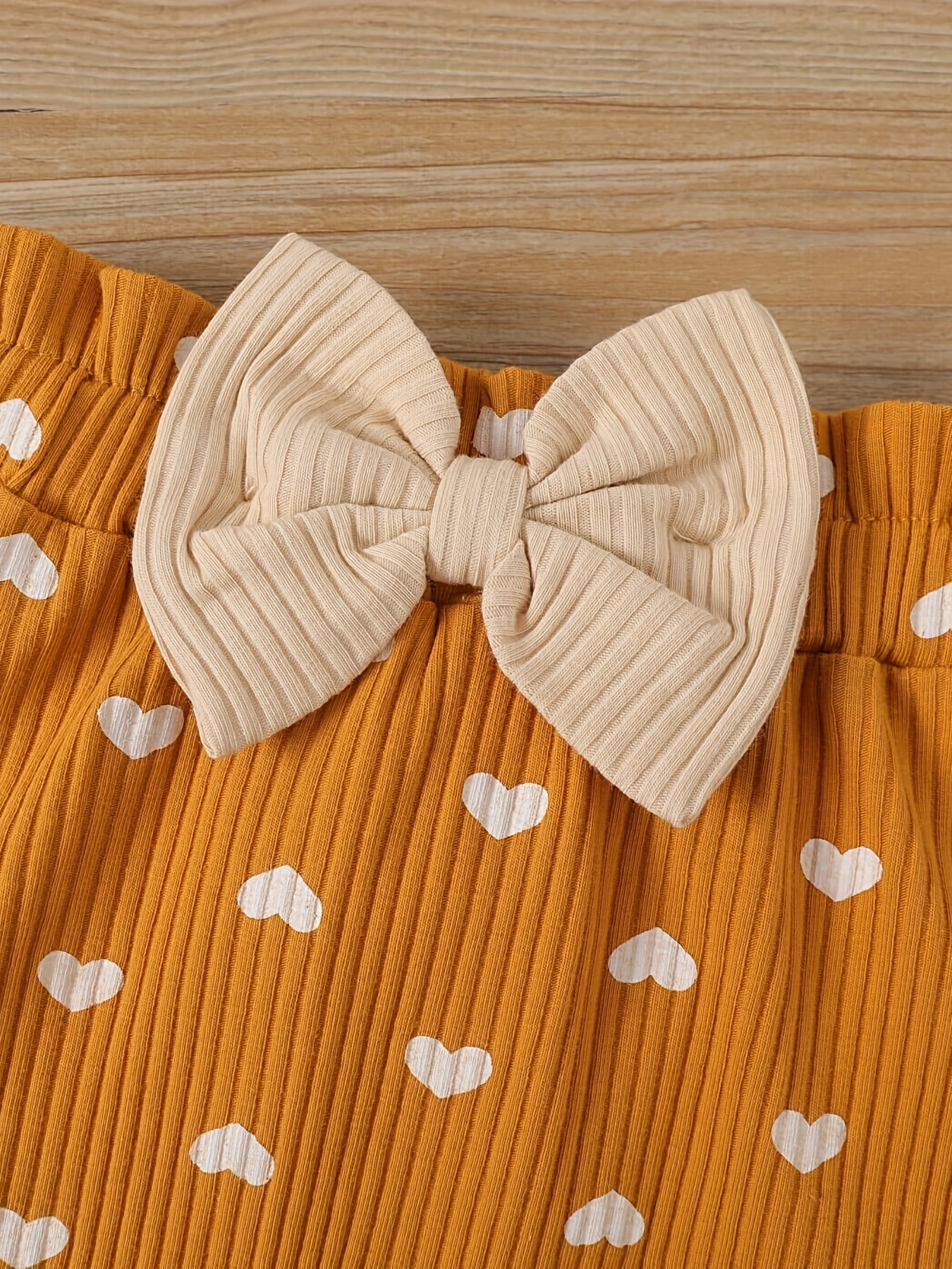 Baby Girl Long Sleeve Ruffle Trim Bodysuit & Pants Set