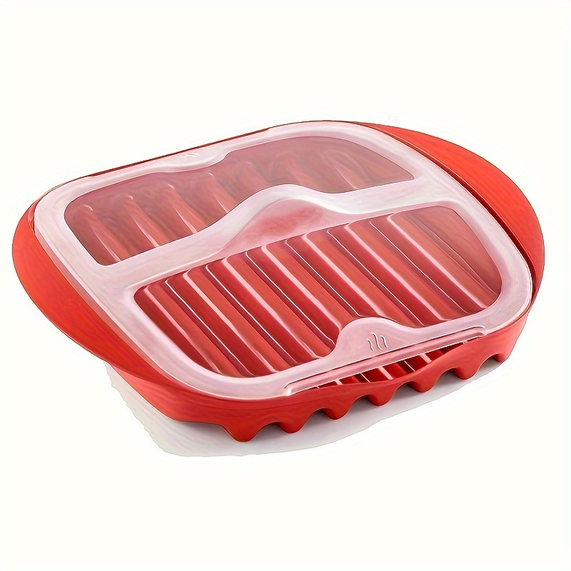 Microwave Oven Baking Pan Bacon Plate Rotisserie Plate Plastic Plate Tray  Microwave Bacon Cooker Baking Pan Oven Accessories Air Fryer Accessories  Baking Supplies Kitchen Accessories - Temu