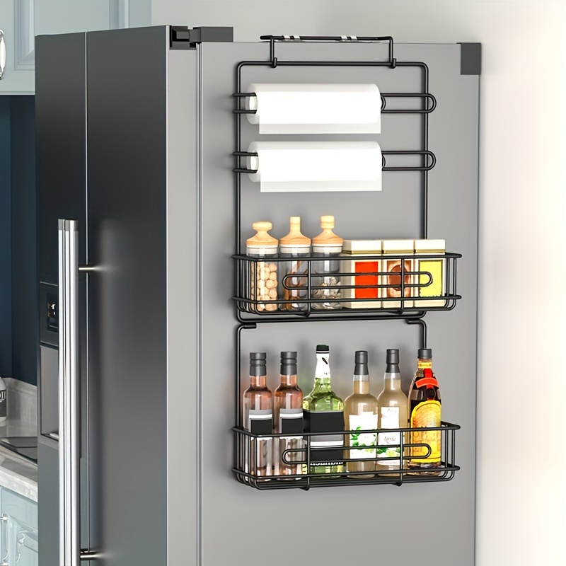 1 kühlschrank gewürzregal 3/4 schicht hängeregal küchenfolie