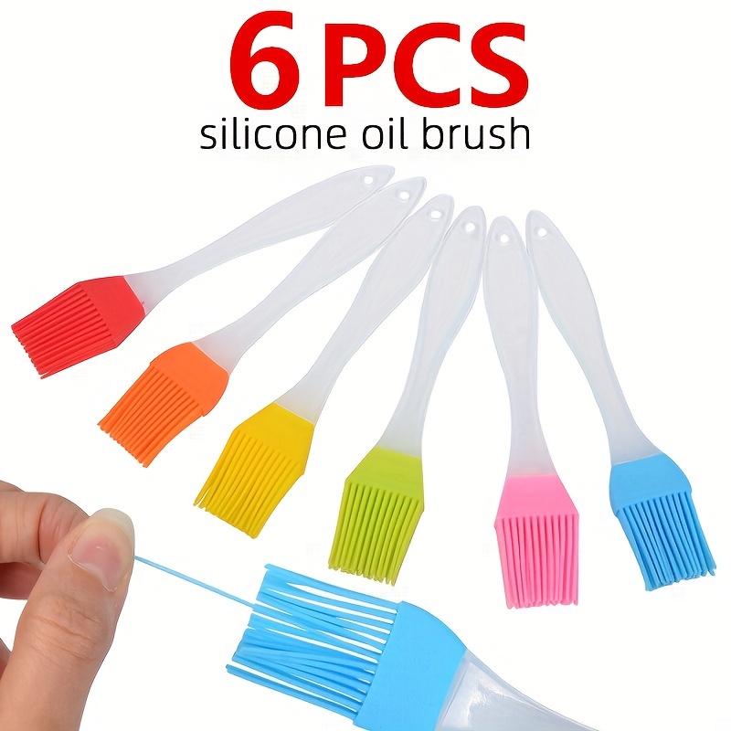 6pcs brushes for household baking and barbecue bread pancake brush home kitchen tool