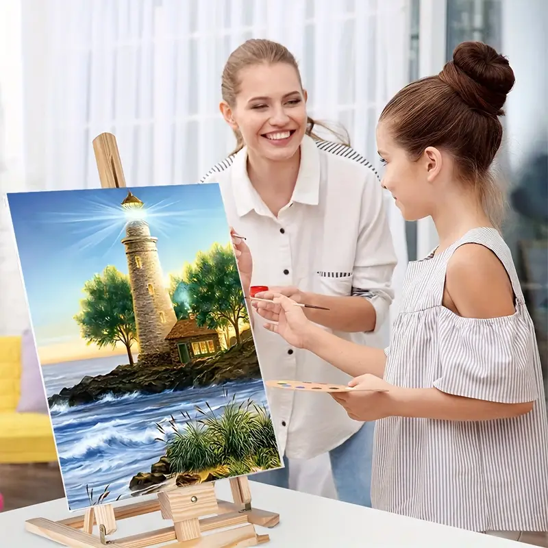 Create A Beautiful Landscape With This Diy Acrylic Oil - Temu