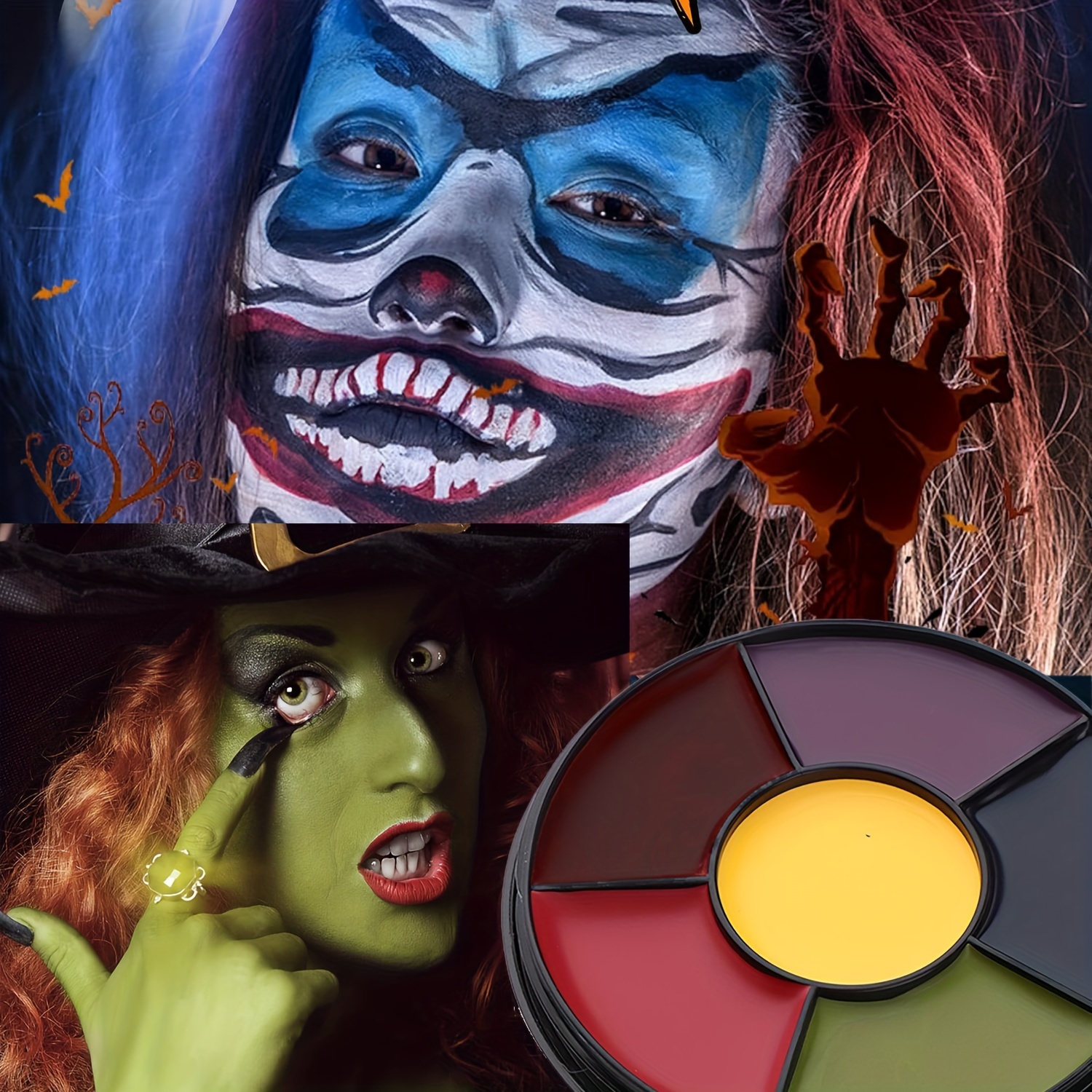 Halloween Scary Makeup Pigment Body Powder Color Glow Powder Fluorescent  Glitter