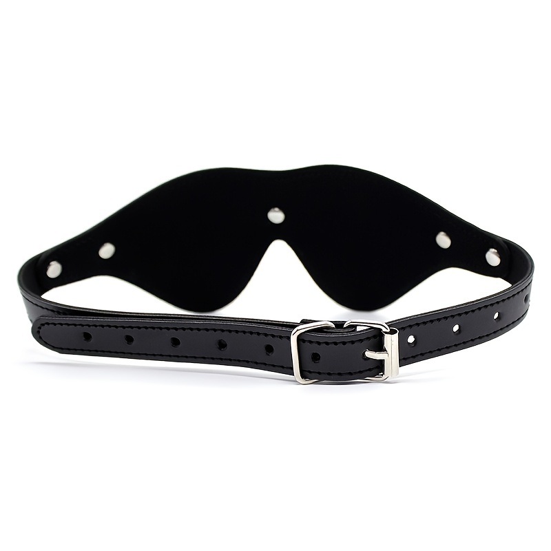 Hotty - Plain Faux Leather Blindfold