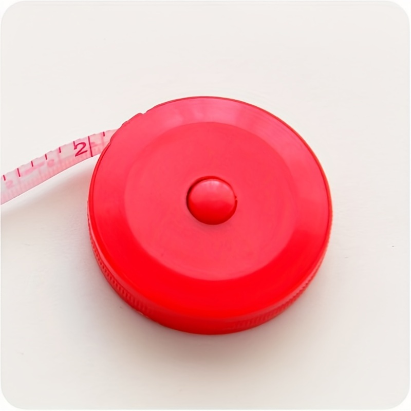 Retractable Soft Tape Measure 60-Inch 1.5 Meter Round Plastic Measuring  Tape Random Color