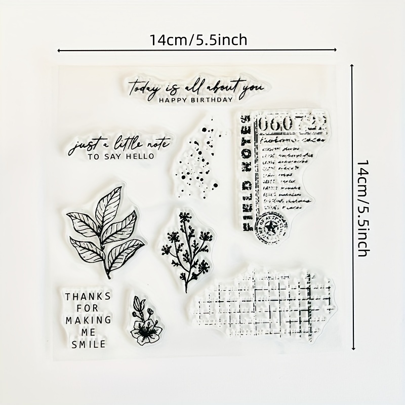 1pc Stamps And Dies 2023-2024 For Card Making, Stars At Night Bundles Clear  Stamp And Metal Cutting Dies Sets For DIY Greeting Cards Or Handbook Makin