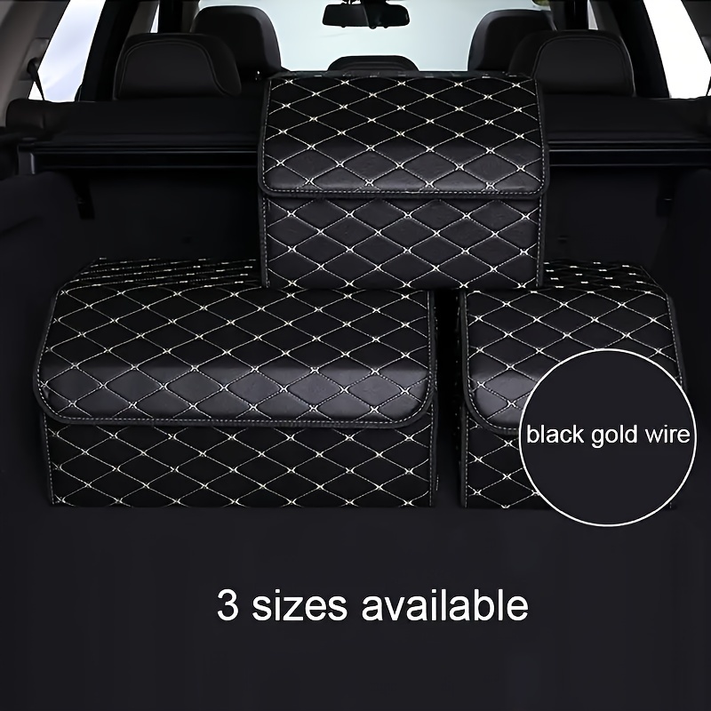 Car Trunk Organizer Storage Box Collapsible Auto Cargo - Temu