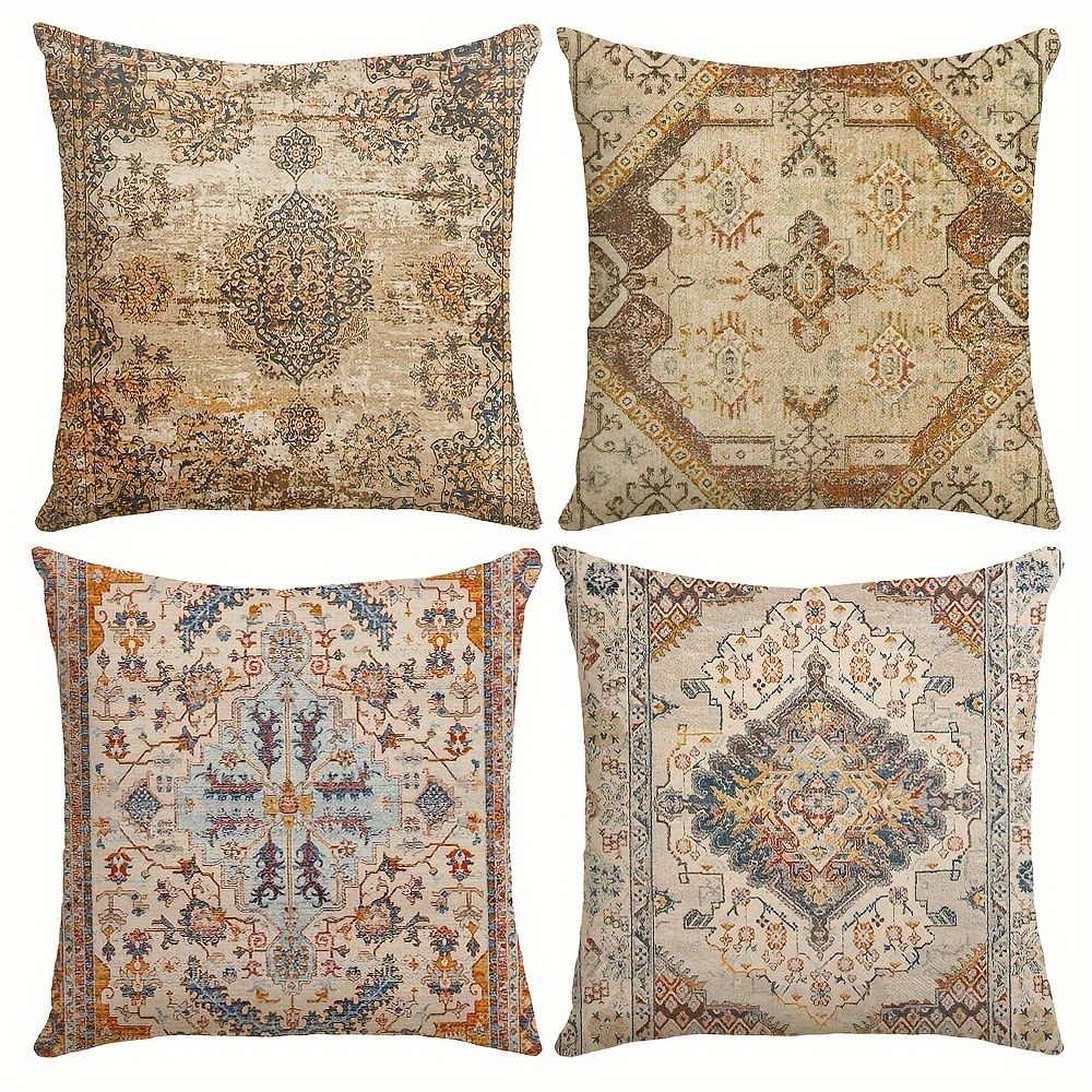 Persian Vintage Throw Pillow Covers Natural Art Throw Pillow Temu