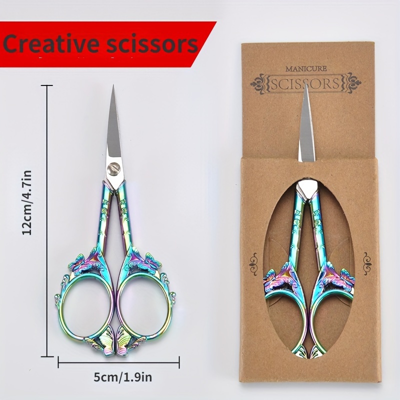 1pc Stainless Steel Scissors, Creative Bird Design Scissors For Sewing